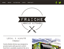 Tablet Screenshot of fraichemobilekitchen.com